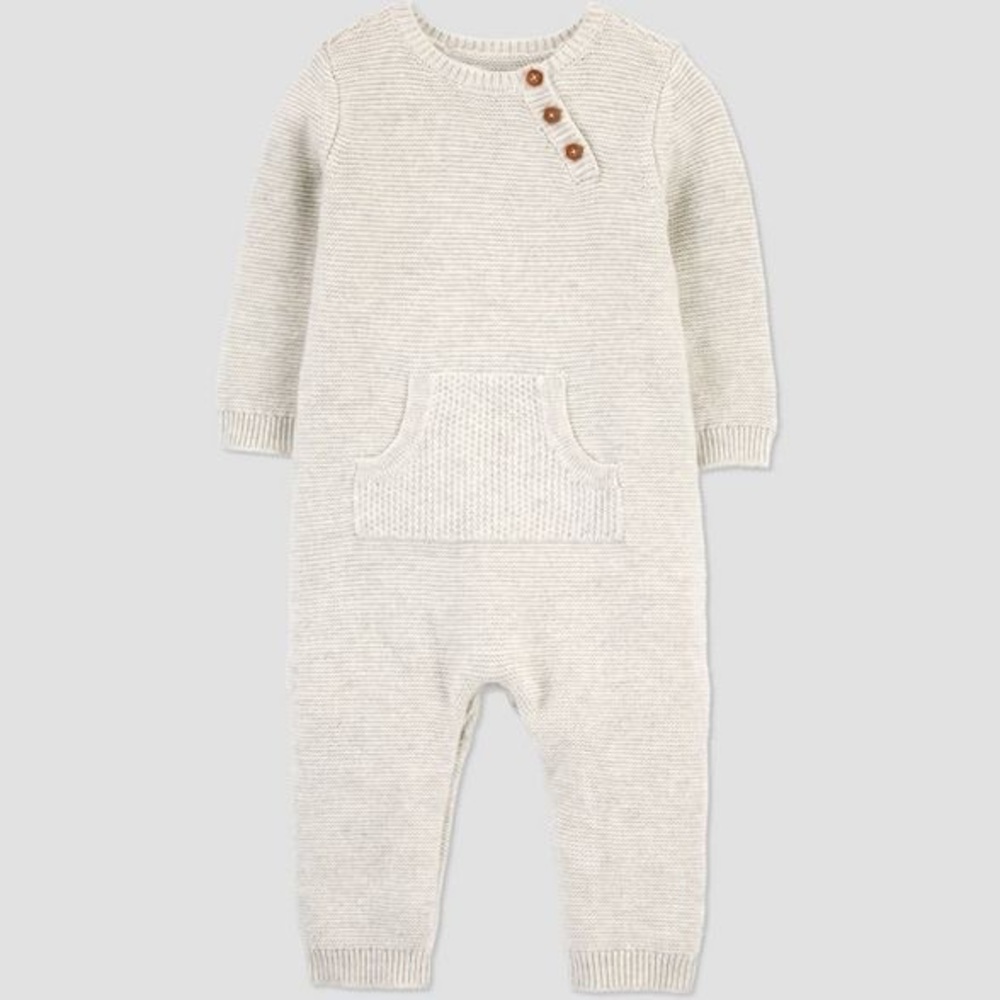 Sweater jumpsuit for baby